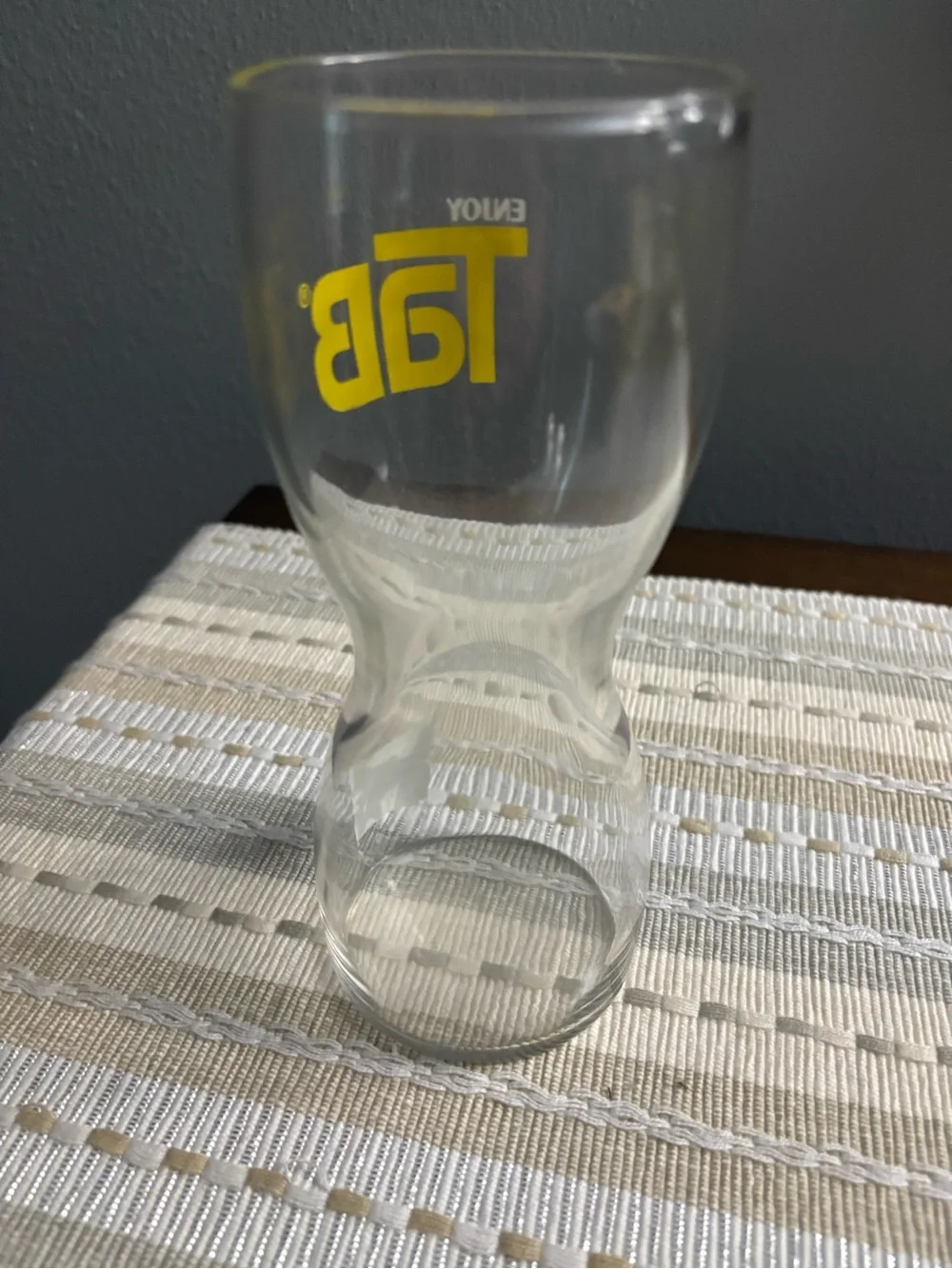 TAB - Enjoy Collector Drinking Glass vintage soda pop